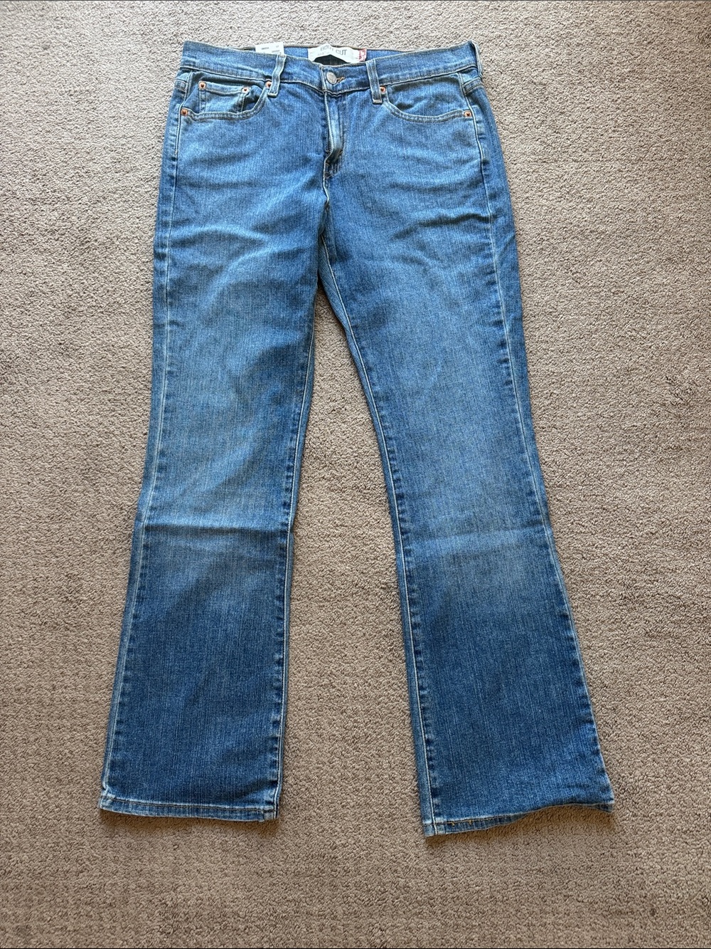 Classic Women's Blue Denim Jeans - Mid Wash